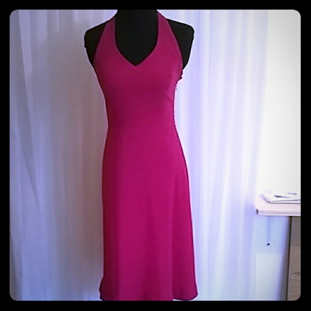 ☀️ Evan Picone halter cocktail dress sz4